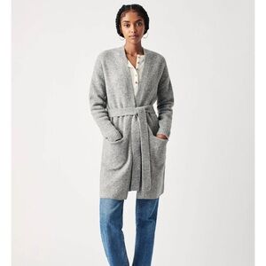 Faherty Legend Sweater Coat - Heather Grey (size XS/S)